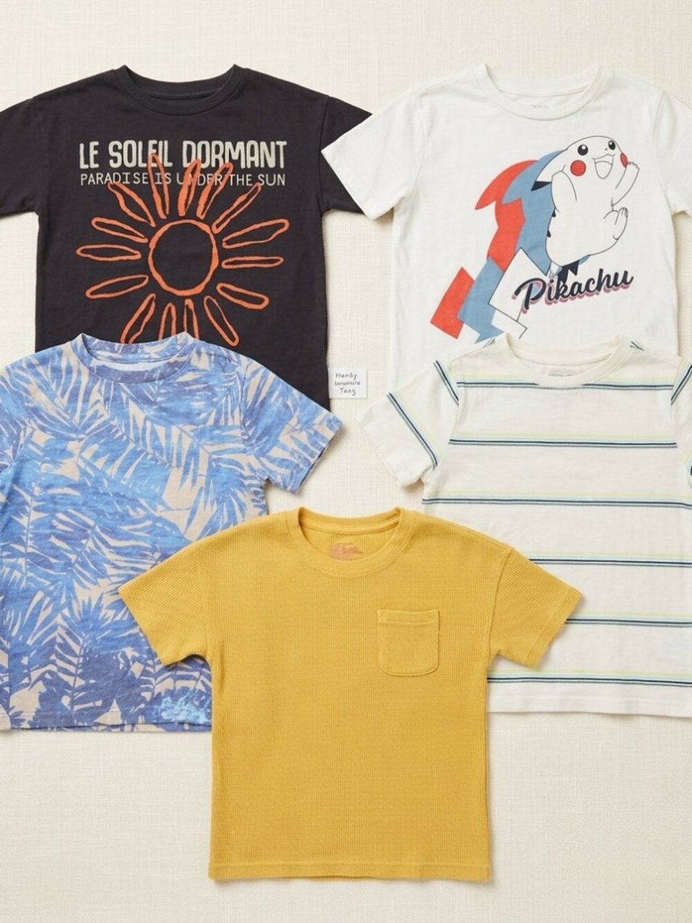 Boys Size 5/5T Short Sleeve Tee Bundle 5pc | Zara Sol Angeles Old Navy Cat & Jac